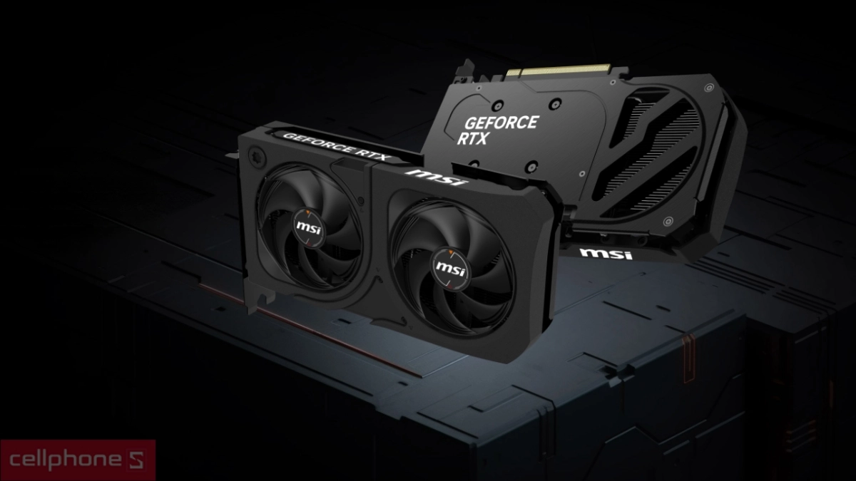 Bộ nhớ VGA MSI GeForce RTX 5060 TI 16G SHADOW 2X OC PLUS