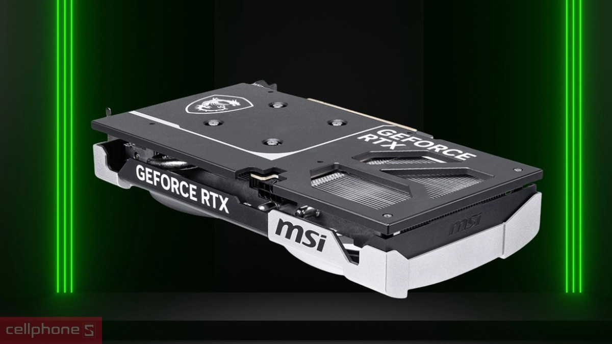 Thiết kế VGA MSI GeForce RTX 5060 Ti 8G Ventus 2X OC Plus