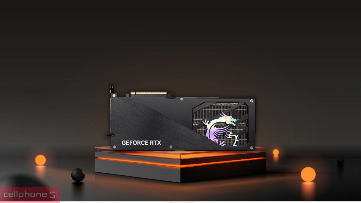 Hệ thống tản nhiệt của VGA MSI Geforce RTX 5070 12G Gaming Trio OC