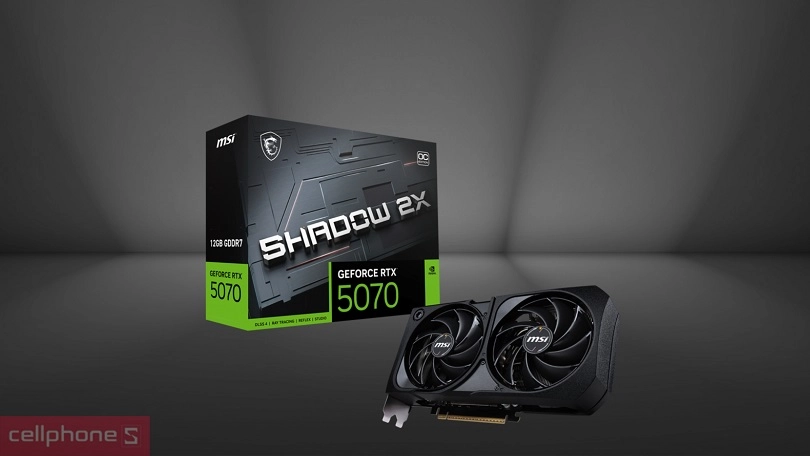 Hiệu năng VGA MSI GeForce RTX 5070 12GB Shadow 2X OC