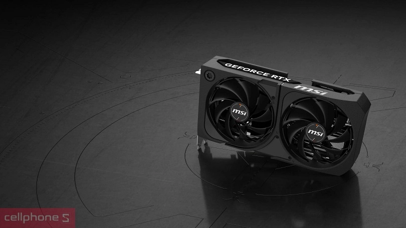 Dung lượng bộ nhớ của VGA MSI GeForce RTX 5070 12GB Shadow 2X OC