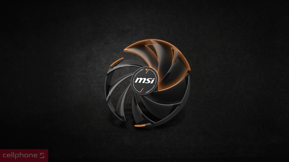 3 quạt TORX Fan 5.0, nhiệt độ ổn định