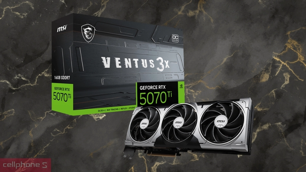 Khả năng kết nối của VGA MSI Geforce RTX 5070 TI 16G Ventus 3X OC