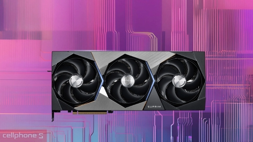 Thiết kế, tản nhiệt của VGA MSI GeForce RTX 5080 16GB Suprim OC