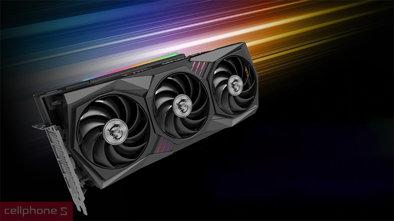 Đánh giá thiết kế VGA MSI RTX 3070 Ti gaming X TRIO 8G