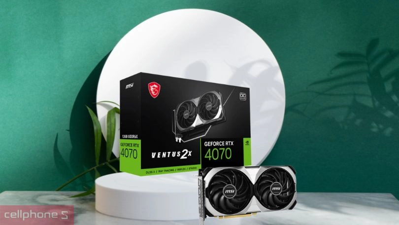 Đánh giá VGA MSI RTX 4070 Ventus 2X OC 12GB GDDR6X