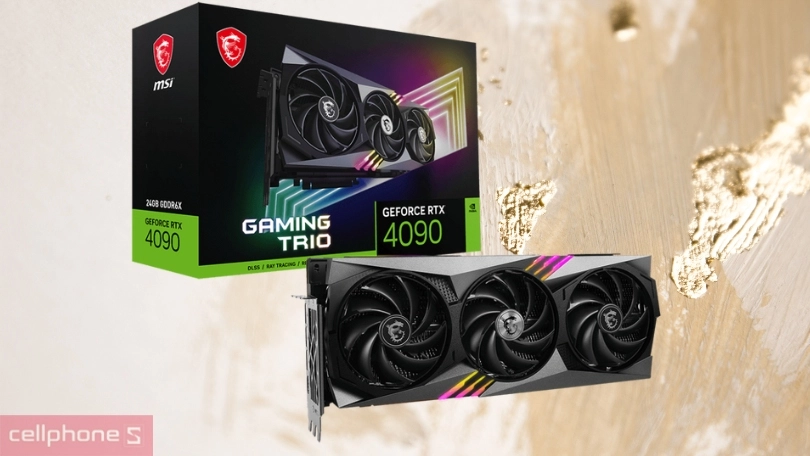 Đánh giá card màn hình MSI RTX 4090 Gaming TRIO 24G