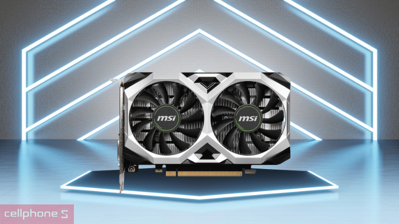 VGA MSI Ventus GTX 1650 D6 Ventus XS OCV1 4GD6 - Hiệu suất mượt mà, ổn định
