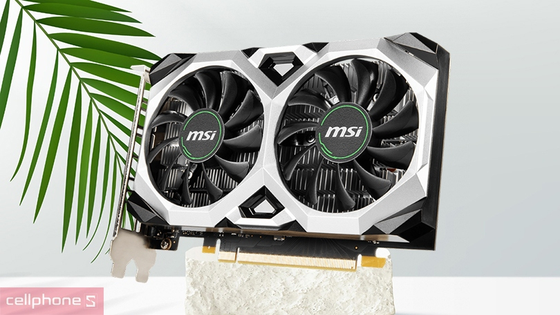 VGA MSI Ventus GTX 1650 Ventus XS OCV1 4GD6 - Card màn hình tầm trung, ép xung ổn định