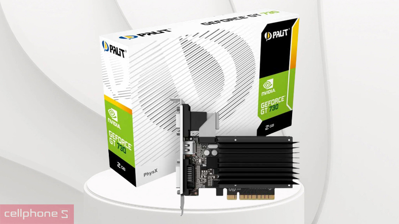 VGA Palit GT 730 2G - Kiến trúc tối ưu, hỗ trợ tốt