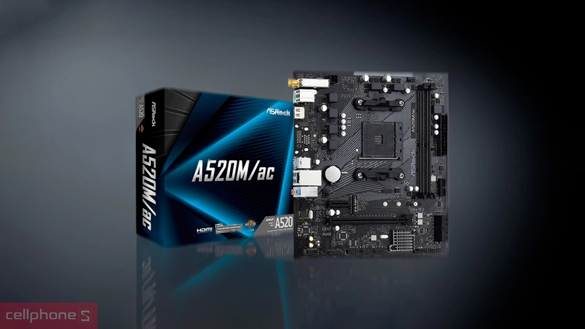 ASRock A520M-HVS D4 AM4