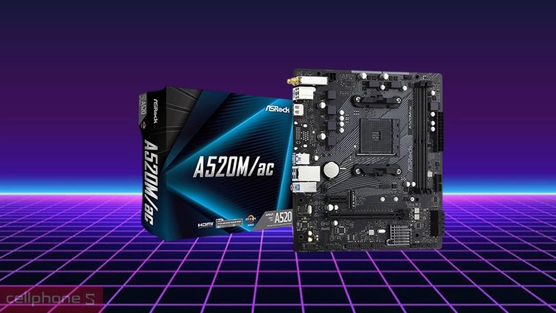 Công nghệ làm mát của mainboard Asrock A520M/AC D4 AM4 Wifi