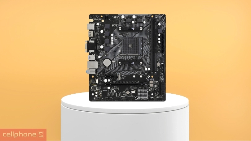 Thiết kế mainboard ASRock A520M-HVS D4 AM4