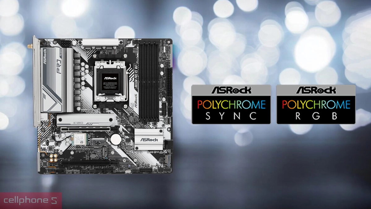 Hệ thống cấp điện mainboard ASRock B650M Pro RS WiFi D5