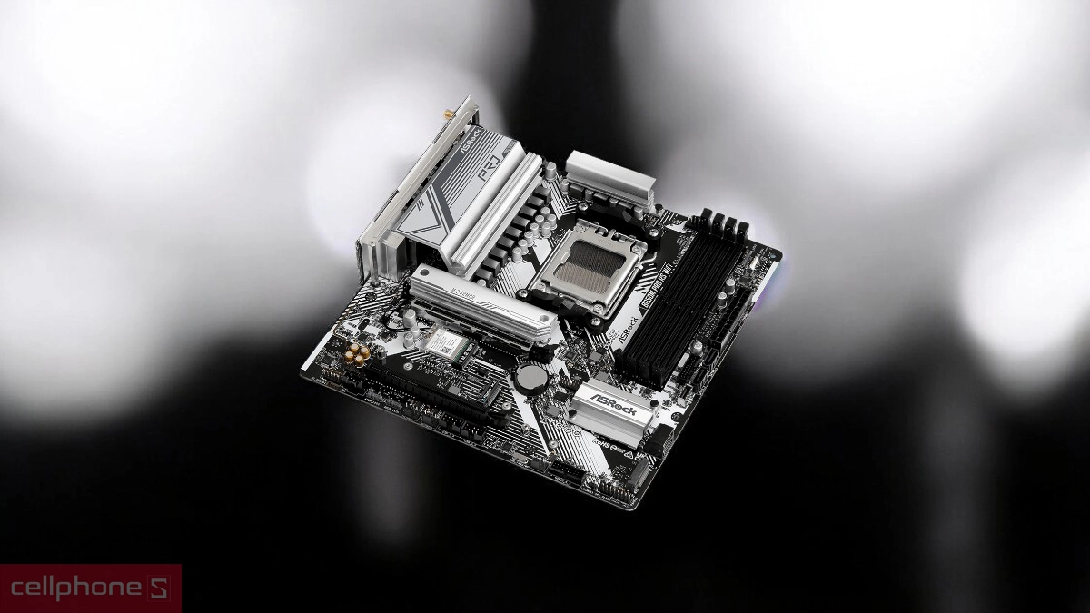 Hệ thống làm mát mainboard ASRock B650M Pro RS WiFi D5