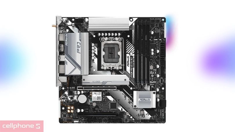 Mainboard Asrock B760M Pro RS/D4 Wifi – Hoạt động bền bỉ, trải nghiệm ổn định