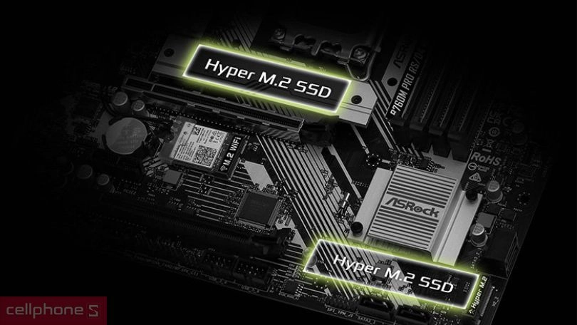 Mainboard Asrock B760M Pro RS/D4 Wifi – Hoạt động bền bỉ, trải nghiệm ổn định