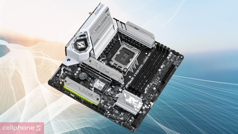 Mainboard Asrock B760M Steel Legend Wifi - Hỗ trợ vi xử lý thế hệ mới, nâng cao trải nghiệm