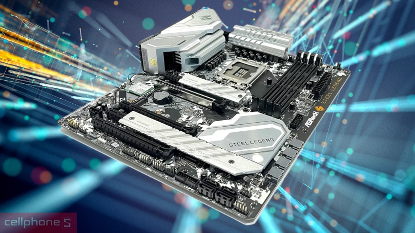 Mainboard Asrock B760M Steel Legend Wifi - Hỗ trợ vi xử lý thế hệ mới, nâng cao trải nghiệm