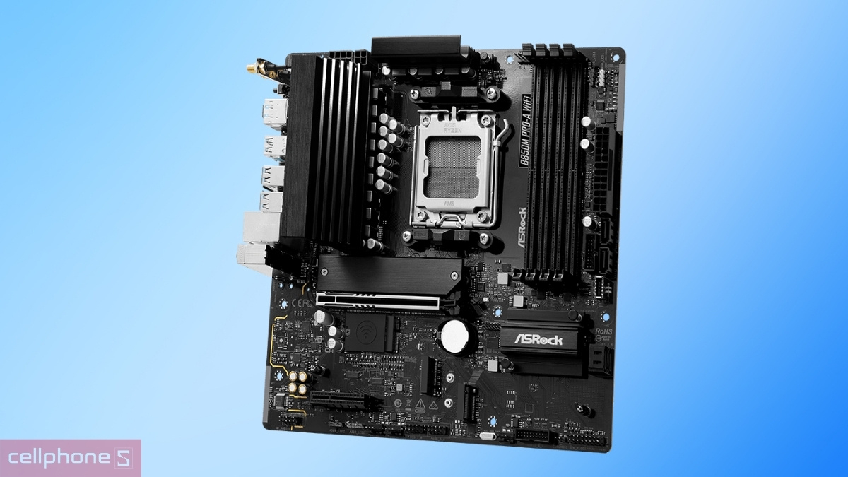 Cơ chế tản nhiệt Mainboard ASRock B850M Pro-A Wifi DDR5