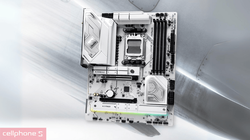 Nguồn điện ổn định và hiệu suất mạnh mẽ của mainboard Asrock X870 Steel Legend Wifi D5