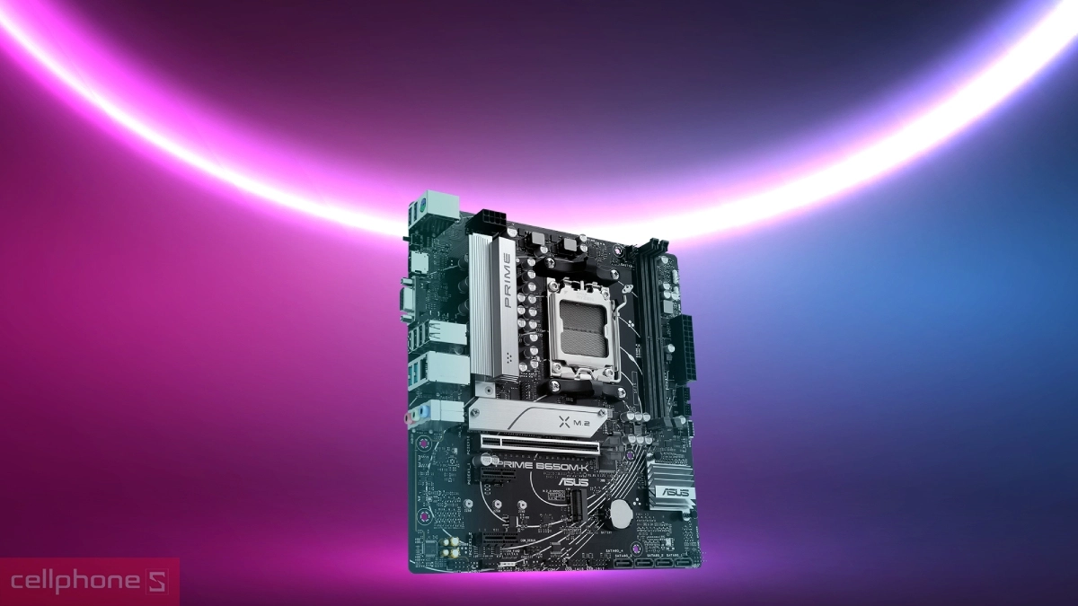 Khe cắm, khả năng kết nối của mainboard ASUS Prime B650M-K