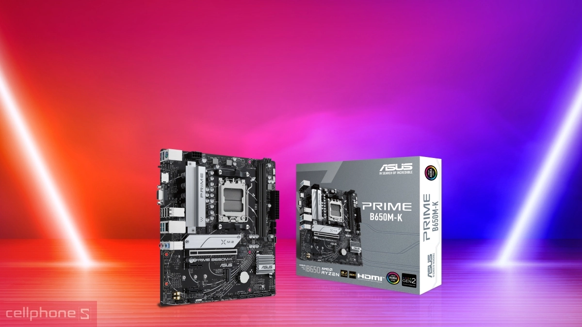 PCB và khả năng tản nhiệt của mainboard ASUS Prime B650M-K