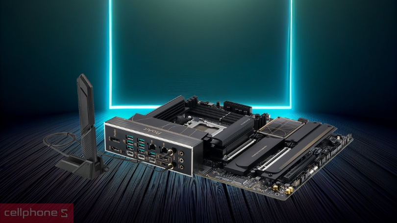 Hệ thống làm mát của mainboard ASUS ProArt X870E-CREATOR WIFI