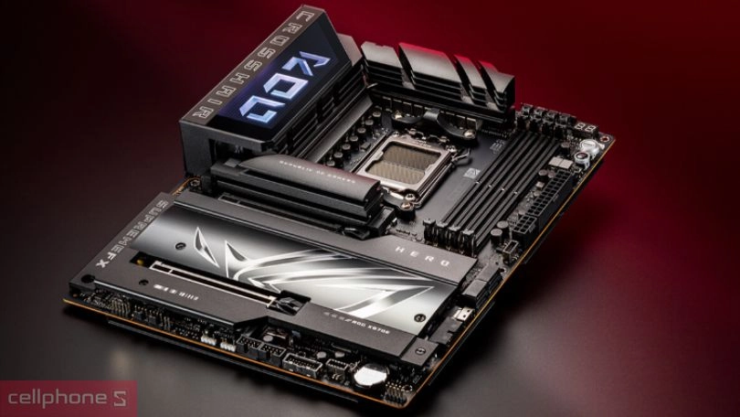 Bộ nhớ của mainboard Asus ROG Crosshair X870E Hero AM5 DDR5