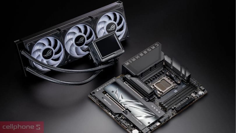 Khả năng tản nhiệt của mainboard Asus ROG Crosshair X870E Hero AM5 DDR5