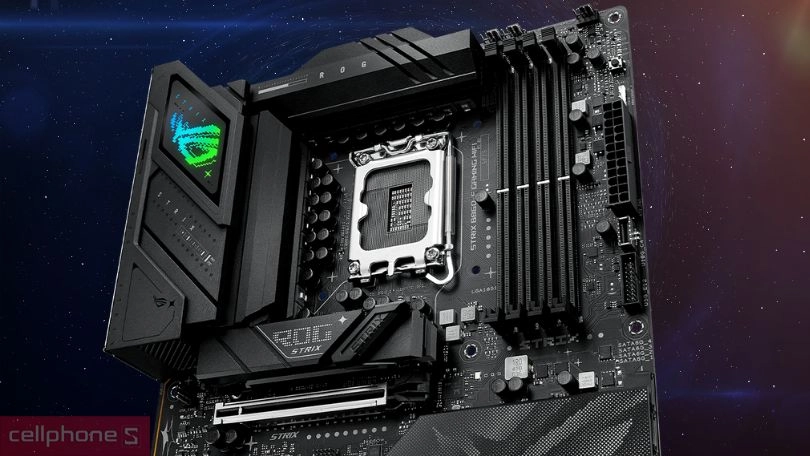 Thiết kế mainboard Asus ROG Strix B860-F Gaming Wifi