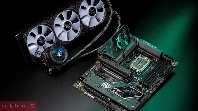 Khả năng hỗ trợ tản nhiệt của mainboard Asus ROG Strix B860-F Gaming Wifi