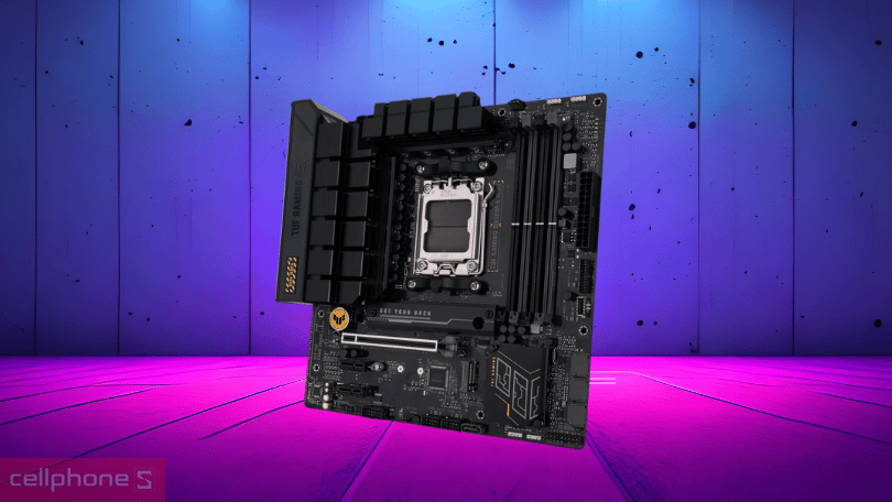 Thiết kế mainboard Asus TUF Gaming B650M-E Wifi D5