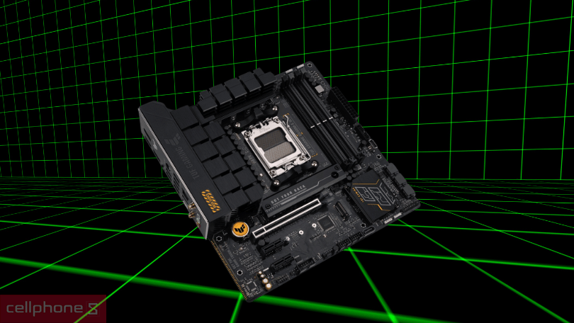 Công nghệ làm mát trên mainboard Asus TUF Gaming B650M-E Wifi D5