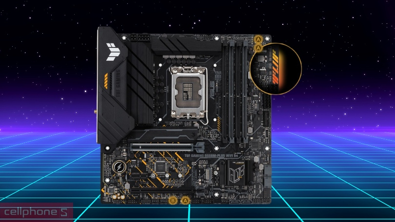 Mainboard Asus TUF Gaming B660M-E D4 - Mainboard có công nghệ truyền dẫn mạng tiên tiến