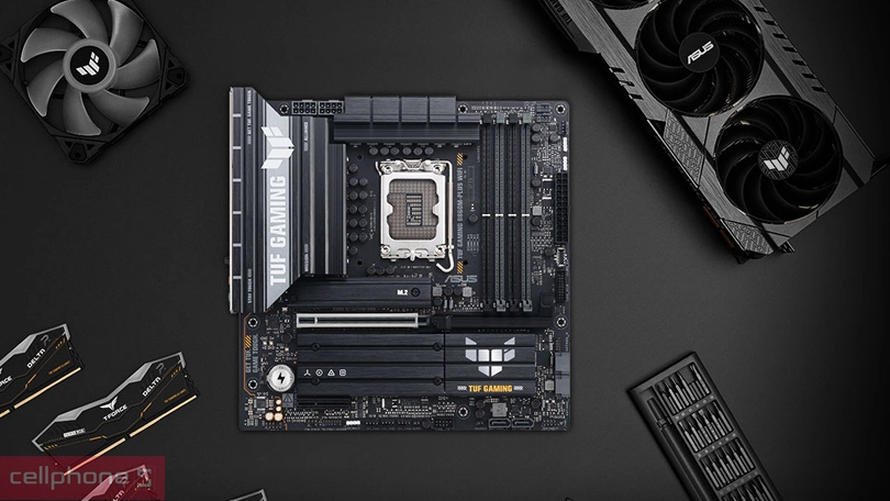 Công nghệ xử lý tiên tiến của mainboard Asus Tuf Gaming B860M-PLUS WIFI