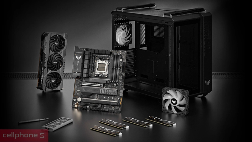 Kết nối trên mainboard Asus TUF Gaming X670E-Plus Wifi DDR5