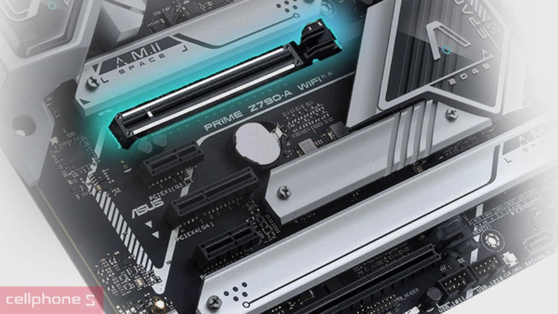 Khả năng kết nối linh hoạt của mainboard ASUS Z790-AYW WIFI W