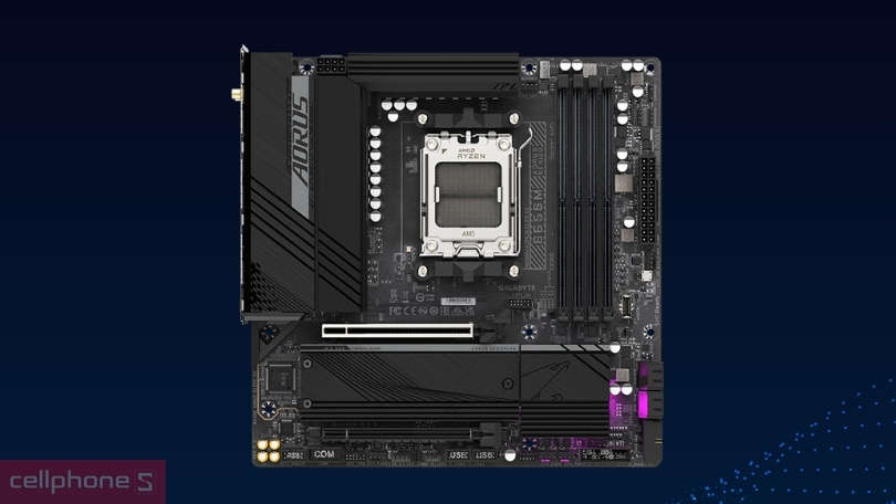 Kết nối mainboard Gigabyte B650M Aorus Elite AX