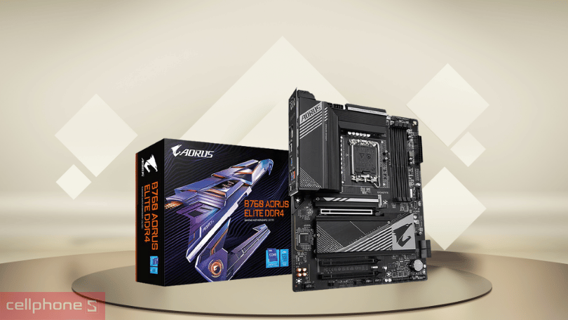Mainboard Gigabyte B760 A Elite AX DDR4 - Hiệu suất mạnh mẽ