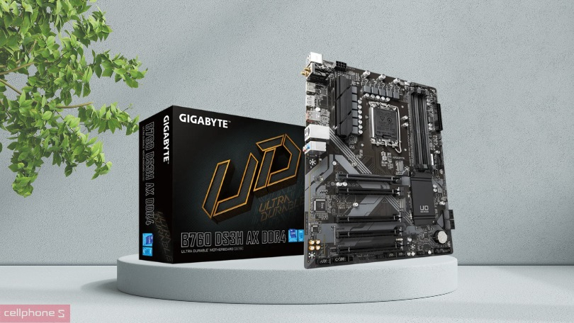Mainboard Gigabyte B760 DS3H AX DDR4 - Hiệu suất cao, mạng wifi 6E mạnh mẽ