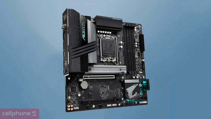 Mainboard Gigabyte B760M AORUS PRO AX - Tản nhiệt nâng cấp, cải thiện hiệu suất