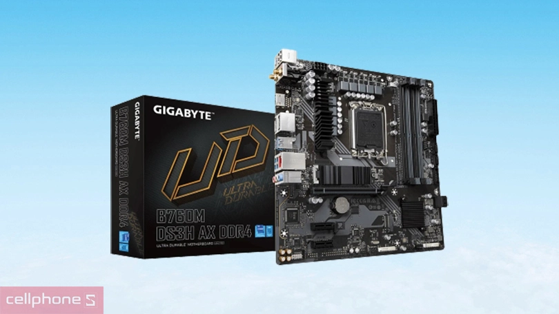 Đánh giá mainboard Gigabyte B760M DS3H AX DDR4