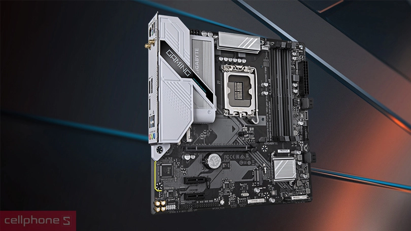 Mainboard Gigabyte B760M Gaming Plus Wifi D4 - Thiết kế hiện đại, hỗ trợ CPU đa thế hệ