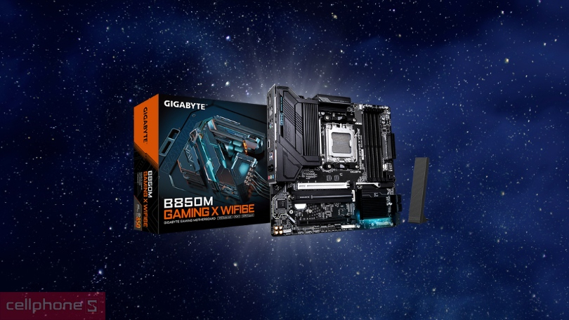 Thiết kế mainboard Gigabyte B850M Gaming X WF6E