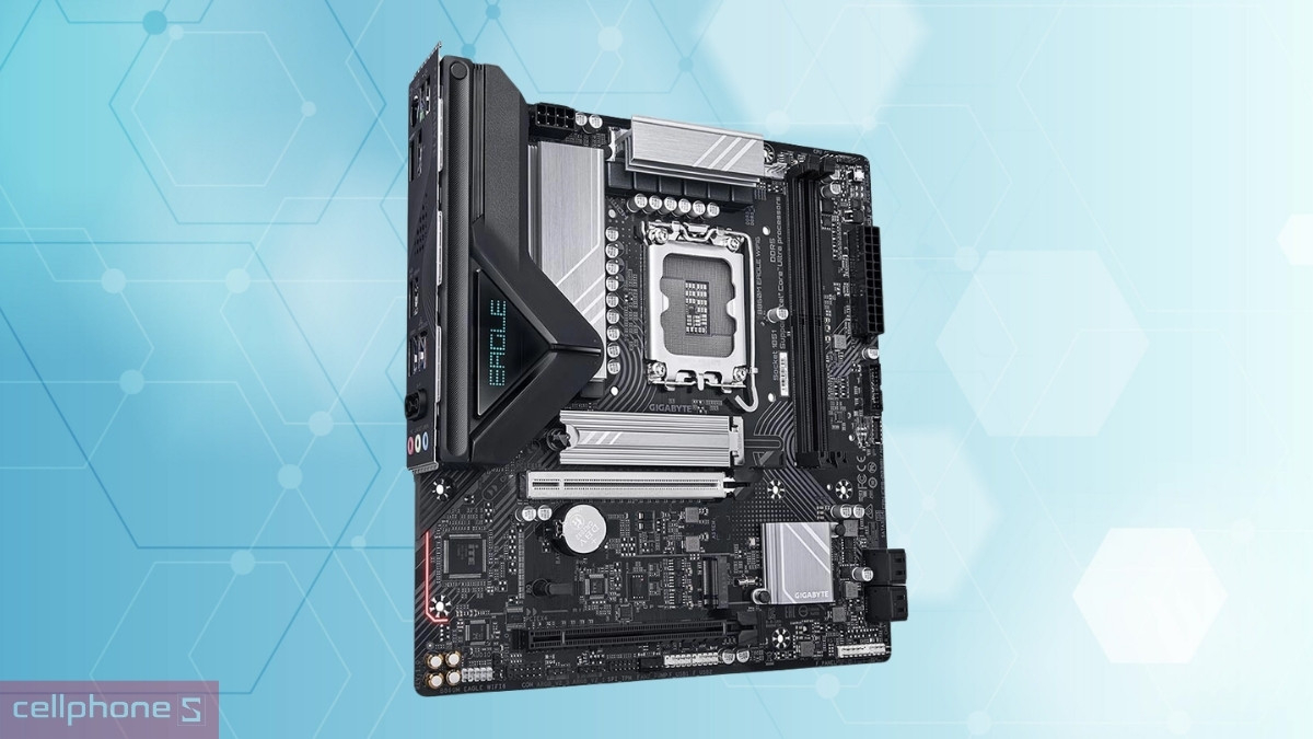 Tản nhiệt trên mainboard Gigabyte B860M Eagle Wifi6 V2 DDR5
