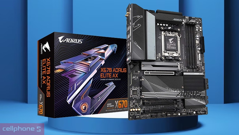 Mainboard Gigabyte X670E Aorus Elite AX DDR5 - Hiệu năng đỉnh cao, tốc độ nhanh chóng