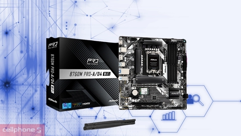 Công nghệ làm mát của mainboard ASRock B760M Pro-A D4 Wifi 6E