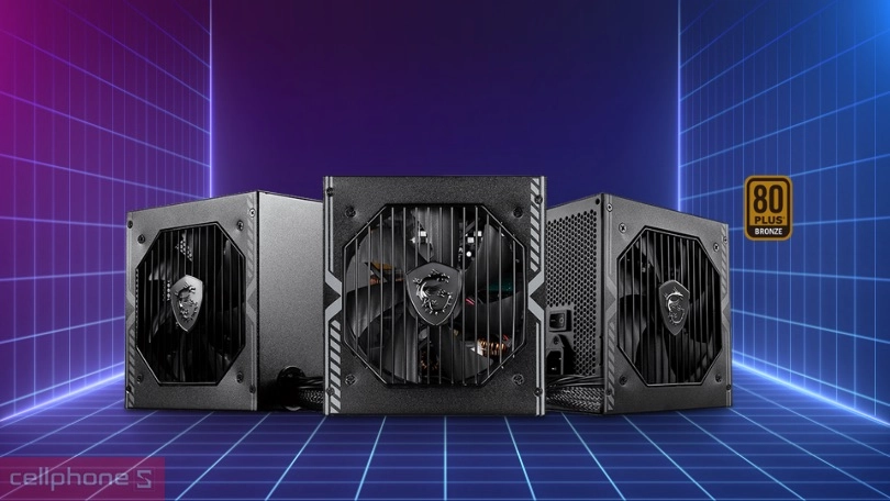 Nguồn máy tính MSI MAG A650BN 650W - Hiệu suất đáng tin cậy cùng độ ồn thấp