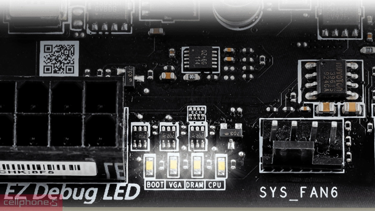 Form factor M-ATX nhỏ gọn, dễ lắp đặt cho người mới